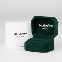 Load image into Gallery viewer, Sterling silver Heritage Weave Claddagh ring